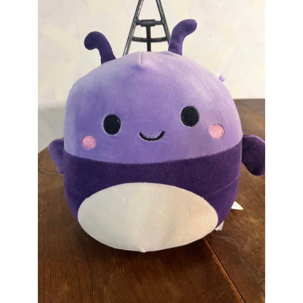Squishmallows Purple Axel‎ the Beetle Plush Stuffed Animal Toy Kids 8 in.